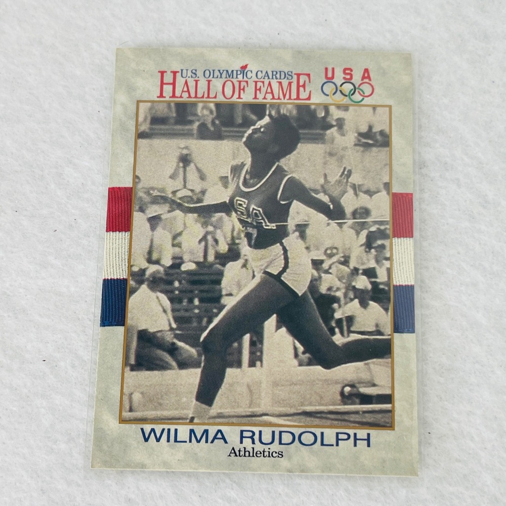 1991 Impel US Olympic Hall of Fame Wilma Rudolph #7 Track Field Trading Card